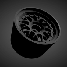 bbs e87 rims brakes tires hot wheels cars low poly 3d print model - Mito3D