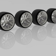 bb inspirado ruedas 1 24 25 escala coche vehiculo modelado 3d print model - Mito3D