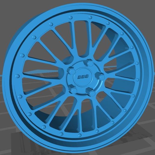 bbs lm wheels model car 3D print model - Mito3D