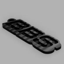 bbs logo keychain racing sparco motul race drift omp ramair kn k&n art 3d print model - Mito3D