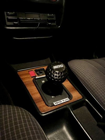 bbs mudança botão carro mercedes 3d print model - Mito3D