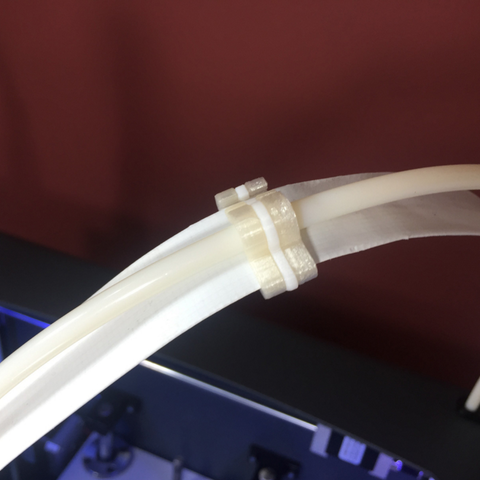 bcn3d sigma bowden Kabel-clip dual-extrusion 2 Farben tool 3D print model - Mito3D