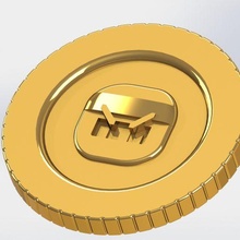 bcoin bomba crittografica gioco bitcoin nft crypto 3d print model - Mito3D