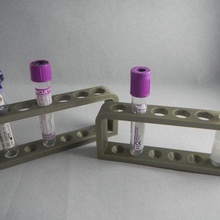 bd vacutainer ficar pé ferramenta laboratório frascos sangue amostra 3d print model - Mito3D
