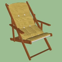 beach chair 3d model obj file 3d print model - Mito3D