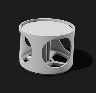 beach cup holder 65mm beach cup holder  3d print model - Mito3D