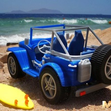 plage de jeep divers jouet voiture 3d print model - Mito3D