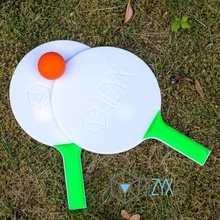 beach racquet game plaything toy snowshoe summer seashore sport husk deck 3d print model - Mito3D