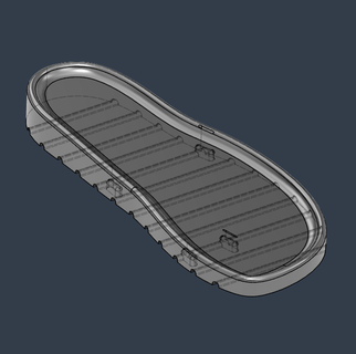 beach slippers 3d print model - Mito3D