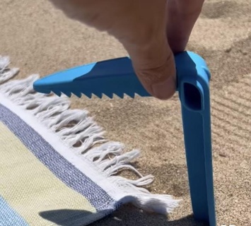 beach towel clip ender 3 towel beach summer  3d print model - Mito3D