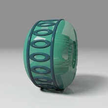 tallone fascino pandora braccialetto 1 gioielleria gingillo regalo semplice pianura donna ragazza stl stampabile 3d print model - Mito3D