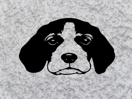 beagle köpek duvar dekorasyon ev 3d print model - Mito3D