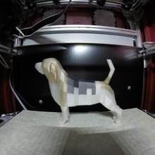 beagle low-poly Spiel Tier Tiere Farbe da vinci Hund Hunde Vollfarb-3d-Druck full color pet Haustiere 3d print model - Mito3D