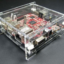 beagleboard-xm kasa gadget bilgisayar monte edin lasercut lazer durumda akrilik 3d print model - Mito3D