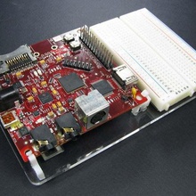 beagleboard kızak gadget bilgisayar monte edin lazer kesici lasercut elektronik akrilik 3d print model - Mito3D