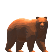 Urso arte animal 3d print model - Mito3D
