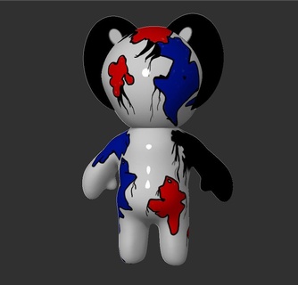 orso creazione giocattolo statuetta modello 3d print model - Mito3D