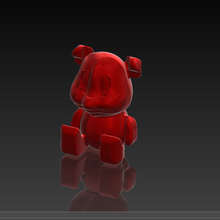 urso a arte 3d print model - Mito3D