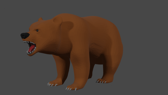 bear 3d print model - Mito3D