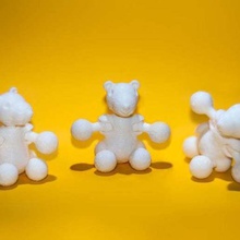 oso juego de juguete pequeño corto rápido pre ensambladas un gadget divertido lindo animal 3d print model - Mito3D