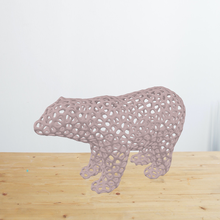 Urso arte objeto 3d print model - Mito3D
