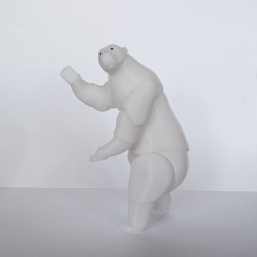 bear bjd toy articulated 3D print model - Mito3D