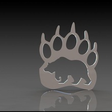 bear claw Dekoration verschiedene tragen 3d print model - Mito3D