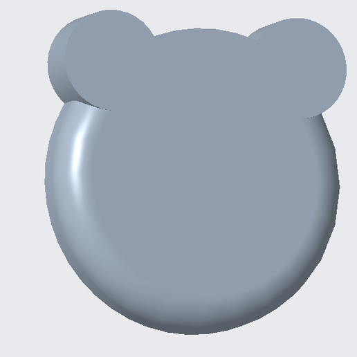 Urso montanha russa animal simples rápido 3D print model - Mito3D