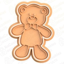 bear cookie cutter set stamp cookies cook home cithen cutters animals dog cat sloth deer sphinx house fox lama lion 3d print model - Mito3D
