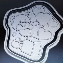 bear cookie cutter box cookies 3d print model - Mito3D