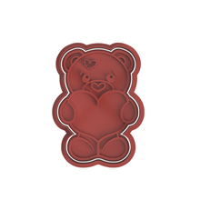 oso Galleta cortador enamorado amor san valentin día celebracion contento 3d print model - Mito3D