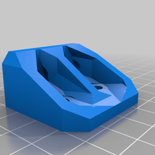 bear corner brace - stronger prettier tool 3d printer parts 3d print model - Mito3D