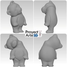 orso diz cavalcata cadice portachiavi 3d print model - Mito3D