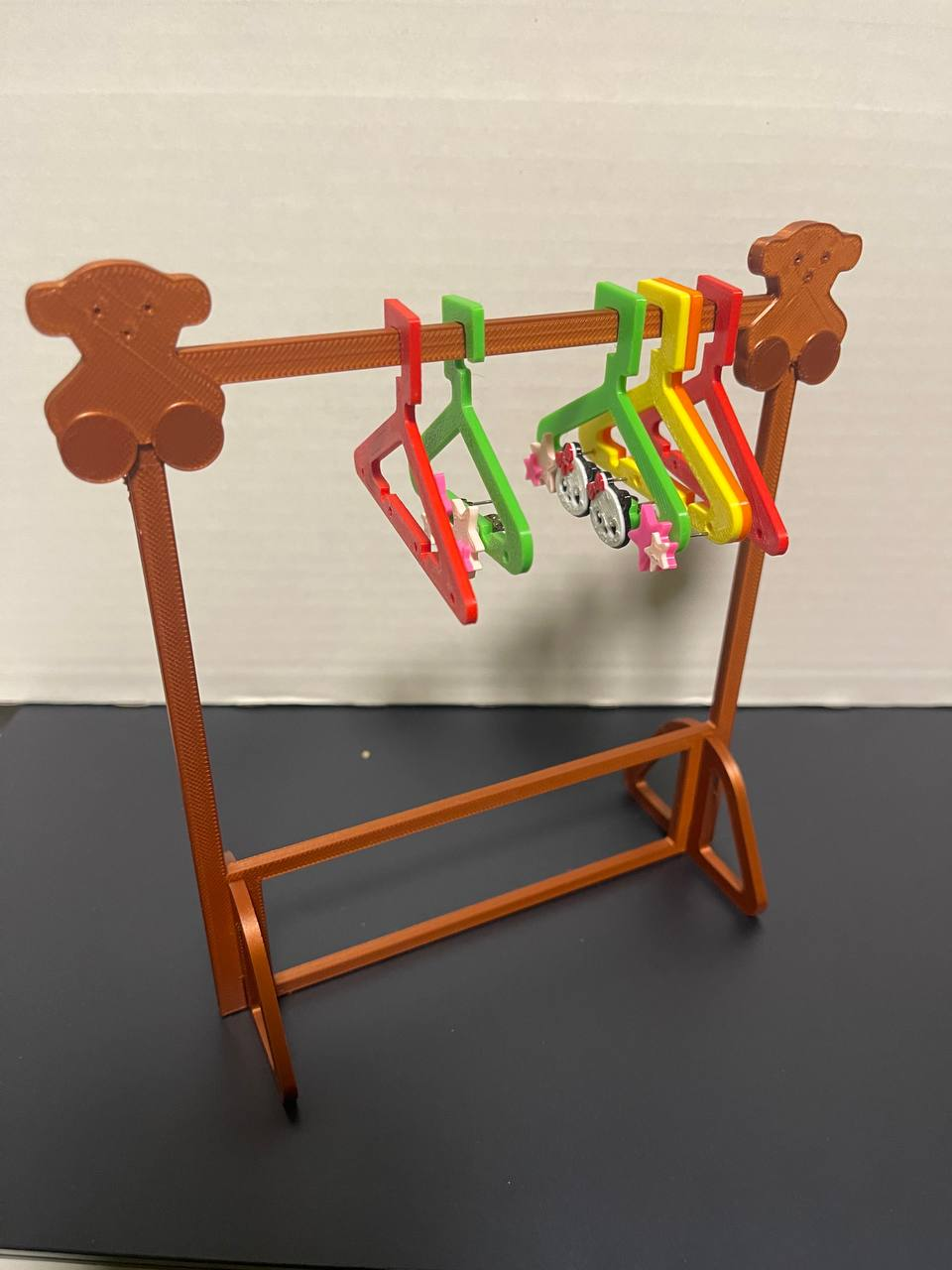 oso arete soporte organiza encanto joyería joya saco estante pendientes ropa decoración regalo amantes 3D print model - Mito3D