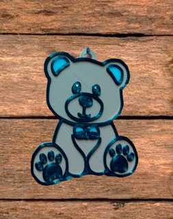 oso llavero bebé ducha niña chico partido niño Osa 3d print model - Mito3D