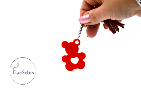 bear keychain 3d print model - Mito3D