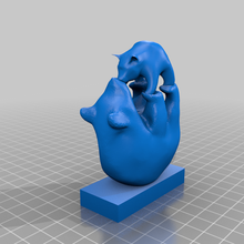 orso mamma bambino sculture 3d print model - Mito3D