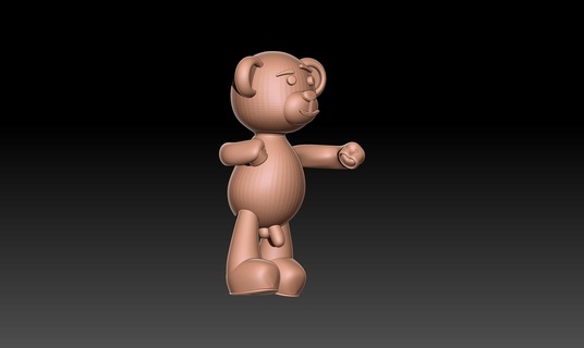 bear necklace model 3d print model - Mito3D