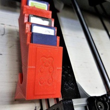 bear sd card holder tool 3d printer accessories 3d print model - Mito3D
