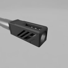 ayı tarzı flash saklamak - airsoft çeşitli dış namlu hpa fütüristik tüfek taktik özel flashhider 3d print model - Mito3D