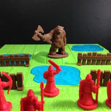 guerriero orso ironwood 18mm scala gioco 3d print model - Mito3D