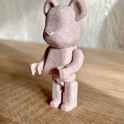 bearbrick berbrick bear figurine 3D print model - Mito3D