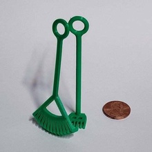 beard hoe rake jewelry comb garden gardening grooming hair keychain tools keychains 3d print model - Mito3D