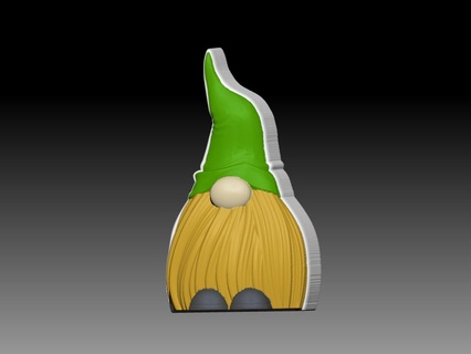 barbu gnome solide shampooing moule savon pompe baignoire bombe presse jardin 3d print model - Mito3D