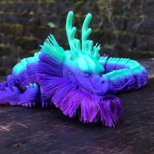 bearded qiulong dragon articulating flexible flexy iroh west game 3d print model - Mito3D