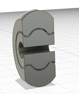 palier roue 3d print model - Mito3D