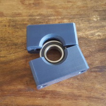 bearing block diameter 51mm 12mm hole 25mm tool holder mount 3d print model - Mito3D
