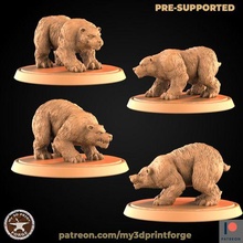 bears 3d print model - Mito3D