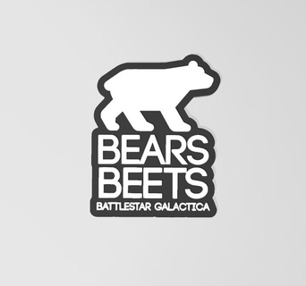 bears beets battlestar galactica logo office dwight shrute tv shop serie 3d print model - Mito3D
