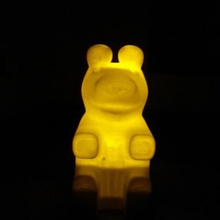 urso-noite em forma de luz a casa diodo emissor presente filhote urso eletrônica diy 3d print model - Mito3D